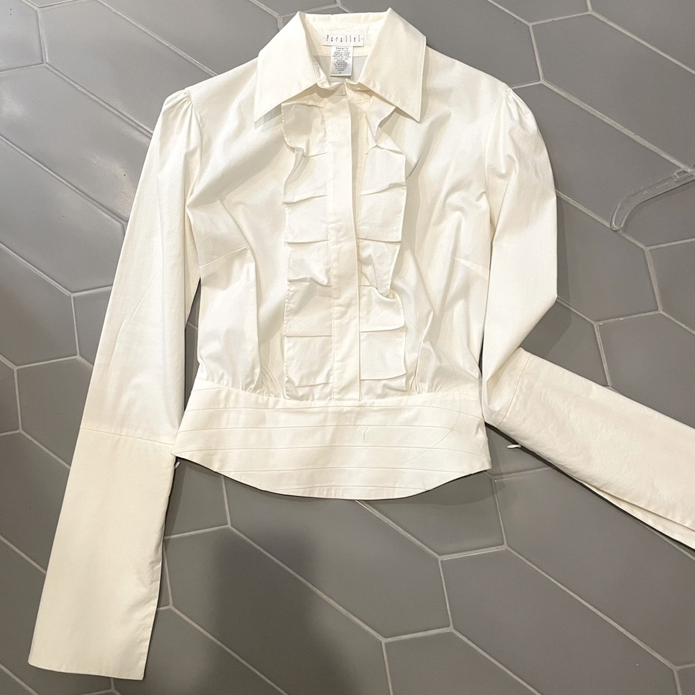 Parallel size 2 tuxedo shirt